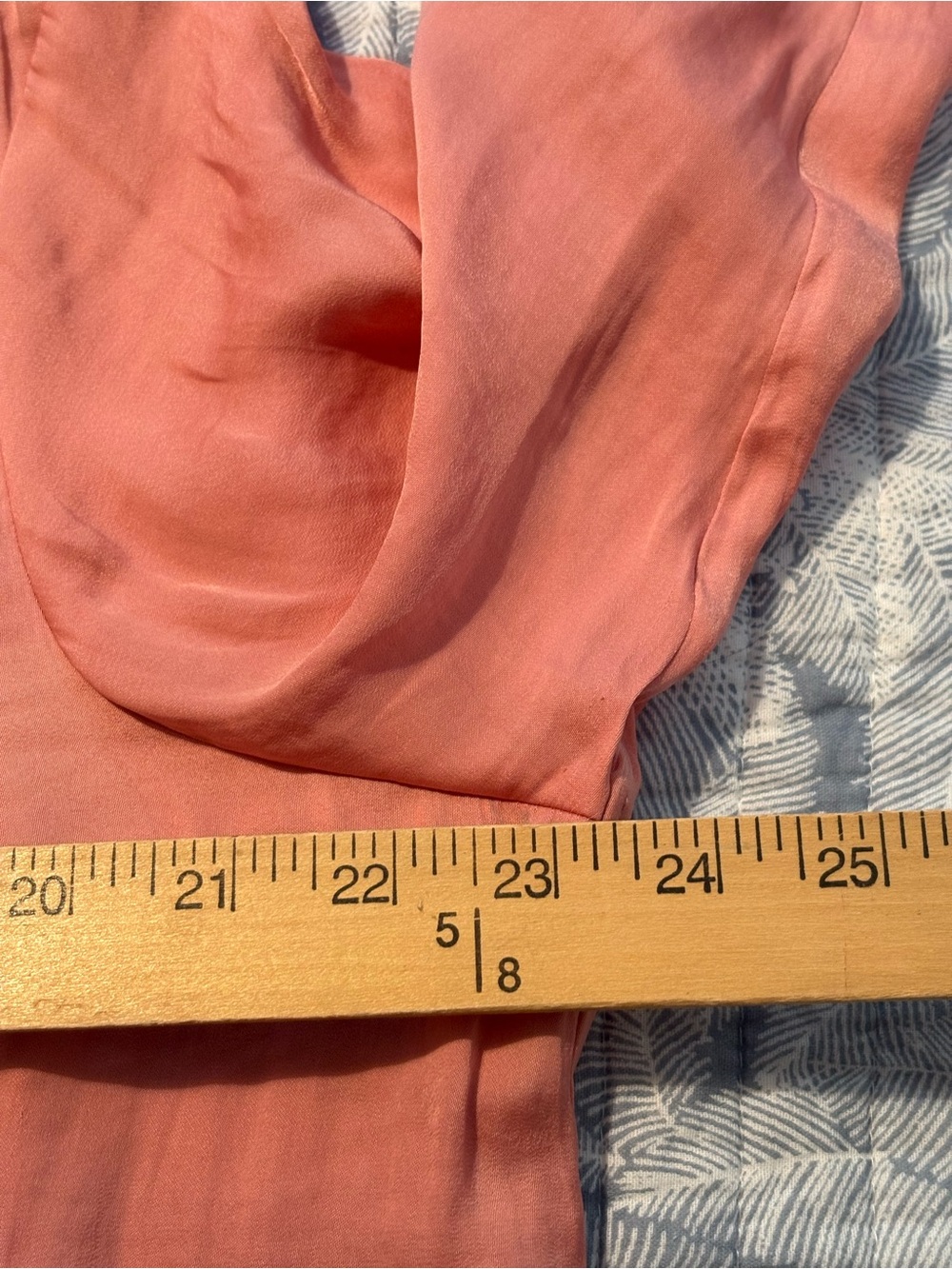 Simply Vera Vera Wang Soft Pink V-Neck Blouse - Picture 5 of 7